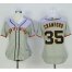 San Francisco Giants #35 Brandon Crawford Grey Womens Road Stitched MLB Jersey