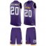 Nike Minnesota Vikings #20 Mackensie Alexander Purple Team Color Mens Stitched NFL Limited Tank Top Suit Jersey