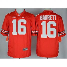 Ohio State Buckeyes #16 J. T. Barrett Red Limited Stitched NCAA Jersey