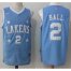 Nike Los Angeles Lakers #2 Lonzo Ball Royal Blue Stitched NBA Jersey