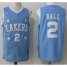 Nike Los Angeles Lakers #2 Lonzo Ball Royal Blue Stitched NBA Jersey