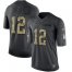 Nike New England Patriots #12 Tom Brady Black Mens Stitched NFL Limited 2016 Salute To Service Jersey