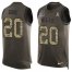 Nike Buffalo Bills #20 Frank Gore Green Mens Stitched NFL Limited Salute To Service Tank Top Jersey