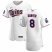 Minnesota Twins #8 Mitch Garver Mens Nike White Home 2020 60th Season Authentic Team MLB Jersey