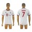Bayern Munchen #7 Ribery White Soccer Club Jersey