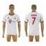 Bayern Munchen #7 Ribery White Soccer Club Jersey