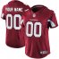 Nike Arizona Cardinals Customized Red Team Color Stitched Vapor Untouchable Limited Womens NFL Jersey