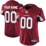 Nike Arizona Cardinals Customized Red Team Color Stitched Vapor Untouchable Limited Womens NFL Jersey