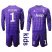 Juventus #1 Szczesny Purple Goalkeeper Long Sleeves Kid Soccer Club Jersey