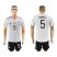 Germany #5 Hummels White Home Soccer Country Jersey