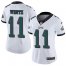 Nike Philadelphia Eagles #11 Carson Wentz White Womens Stitched NFL Vapor Untouchable Limited Jersey