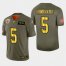 New Orleans New Orleans Saints #5 Teddy Bridgewater Mens Nike Olive Gold 2019 Salute to Service Limited NFL 100 Jersey