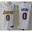 Nike Los Angeles Lakers #0 Kyle Kuzma White Stitched NBA Swingman Jersey