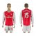 Arsenal #15 Chamberlain Red Home Long Sleeves Soccer Club Jersey