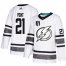 Adidas Tampa Bay Lightning #21 Brayden Point White Authentic 2022 Stanley Cup Final Patch All-Star Stitched NHL Jersey Mens