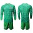 Germany Blank Green Goalkeeper Long Sleeves Soccer Country Jersey