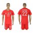 Germany #22 TER STEGEN Red Goalkeeper 2018 FIFA World Cup Soccer Jersey