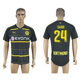 Dortmund #24 Sarr Away Soccer Club Jersey