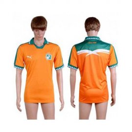 Cote dlvoire Blank Home Soccer Country Jersey