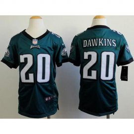 Nike Philadelphia Eagles #20 Brian Dawkins Midnight Green Team Color Youth Stitched NFL Elite Jersey