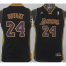Kids Los Angeles Lakers 24 Kobe Bryant Black Swingman NBA Jerseys Cheap