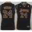 Kids Los Angeles Lakers 24 Kobe Bryant Black Swingman NBA Jerseys Cheap