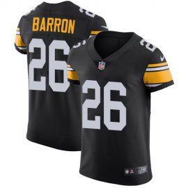 Nike Pittsburgh Steelers #26 Mark Barron Black Alternate Mens Stitched NFL Vapor Untouchable Elite Jersey