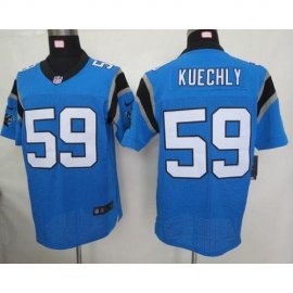 Nike Carolina Panthers #59 Luke Kuechly Blue Alternate Mens Stitched NFL Elite Jersey