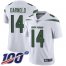 Nike New York Jets #14 Sam Darnold White Youth Stitched NFL 100th Season Vapor Limited Jersey