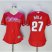 Philadelphia Phillies #27 Aaron Nola Red Womens Alternate Stitched MLB Jersey