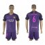 Barcelona #6 Aleix Vidal Away Soccer Club Jersey