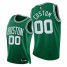 Nike Celtics Custom Mens 2021-22 75th Diamond Anniversary NBA Jersey Green