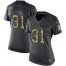 Nike Miami Dolphins #31 Byron Jones Black Womens Stitched NFL Limited 2016 Salute to Service Jersey
