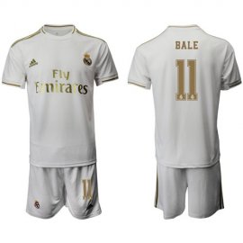 Real Madrid #11 Bale White Home Soccer Club Jersey