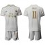 Real Madrid #11 Bale White Home Soccer Club Jersey