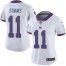 Nike New York Giants #11 Phil Simms White Womens Stitched NFL Limited Rush Jersey