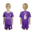 Real Madrid #6 Nacho Away Kid Soccer Club Jersey