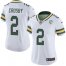 Nike Green Bay Packers #2 Mason Crosby White Womens 100th Season Stitched NFL Vapor Untouchable Limited Jersey
