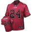 Nike Atlanta Falcons #24 Devonta Freeman Red Team Color Youth Stitched NFL Elite Drift Fashion Jersey