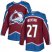 Adidas Colorado Avalanche #27 John Wensink Burgundy Home Authentic Stitched NHL Jersey