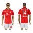 Bayern Munchen #14 Pizarro Home Soccer Club Jersey