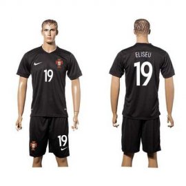 Portugal #19 Elisheu SEC Away Soccer Country Jersey