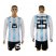 Argentina #25 Tagliafico Home Long Sleeves Soccer Country Jersey