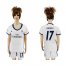 Womens Real Madrid #17 Lucas V. Home Soccer Club Jersey