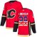 Adidas Calgary Flames #28 Elias Lindholm Red Home Authentic USA Flag Stitched Youth NHL Jersey