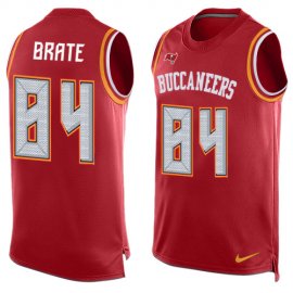 Nike Tampa Bay Buccaneers #84 Cameron Brate Red Team Color Mens Stitched NFL Limited Tank Top Jersey