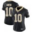 Nike New Orleans Saints #10 TreQuan Smith Black Team Color Womens Stitched NFL Vapor Untouchable Limited Jersey