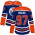 Adidas Edmonton Oilers #97 Connor McDavid Royal Alternate Authentic Womens Stitched NHL Jersey