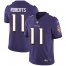 Nike Baltimore Ravens #11 Seth Roberts Purple Team Color Mens Stitched NFL Vapor Untouchable Limited Jersey