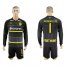 Dortmund #1 Weidenfeller Away Long Sleeves Soccer Club Jersey